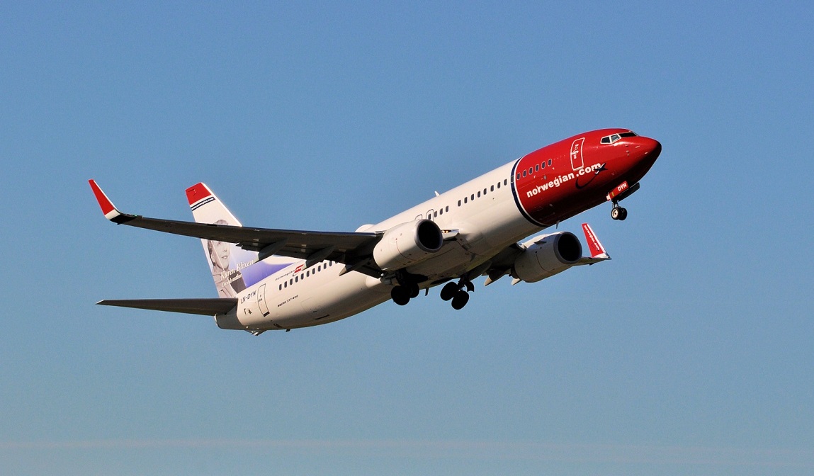 A Norwegian Air flight