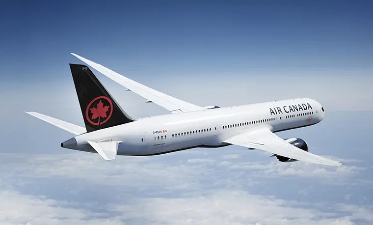 An Air Canada plane