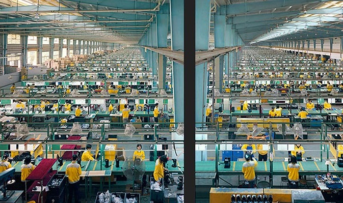 A manufacturing facility in China